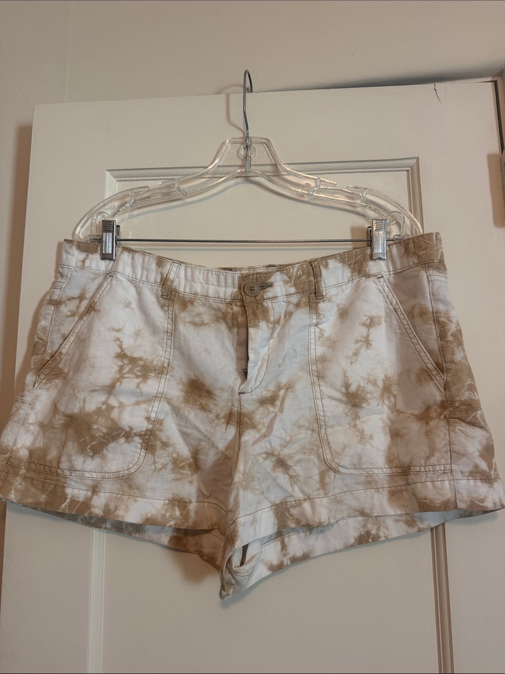 Gap Tie-Dye Beige Cotton Women’s Shorts